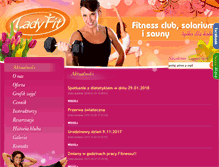 Tablet Screenshot of ladyfit.pl